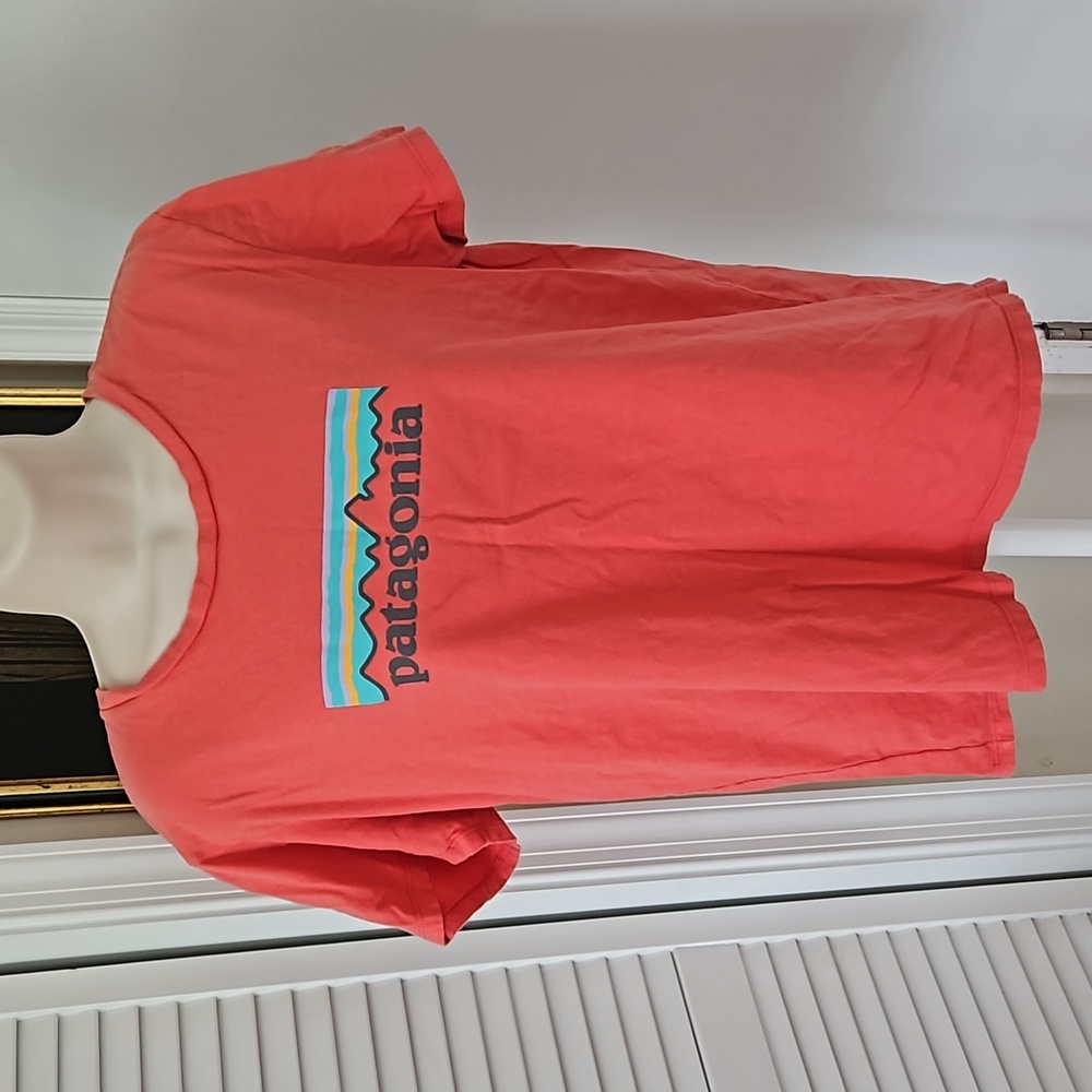 Patagonia Salmon Organic Cotton Shirt Size M